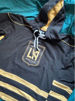 LAFC men’s black hockey pullover hoodie XXL