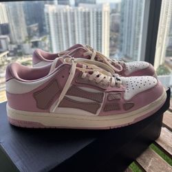 Amiri skel top low in color pink us 11