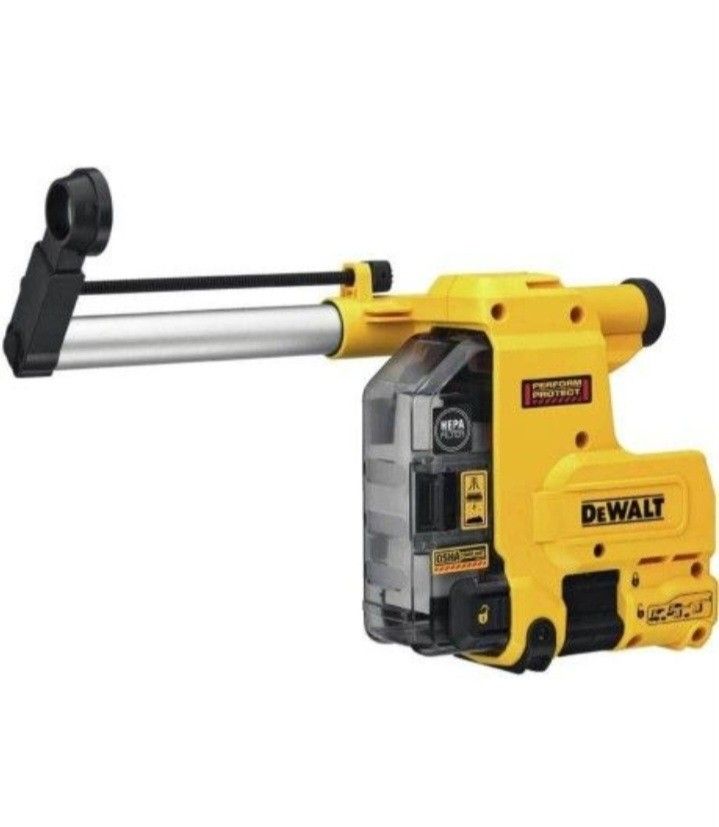 DEWALT Onboard Rotary Hammer Dust Extractor for 1-1/8-Inch SDS Plus Hammers (DWH304DH) NEW.
Brand: DEWALT
Power Source: Battery Powered
Maximum Chuck