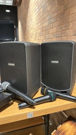 Speakers & Wireless Mikes