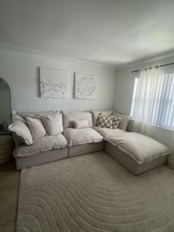 Beige Cloud Sectional (NEW SETS)