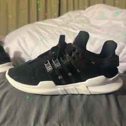 Adidas Equipment Trainers Athletic Sneakers EQT Support Adv Black/Gold 