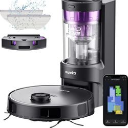 Eureka Robot Vacuum with Bagless Self Emptying Station, 2 in 1 Robotic Vacuum and Mop Combo,