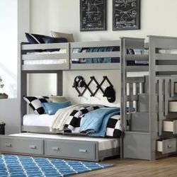 Allentown Twin/Twin Bunk Bed & Trundle
SAME DAY DELIVERY 🚚
