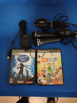 PlayStation 2 Eye Toy, games and microphones