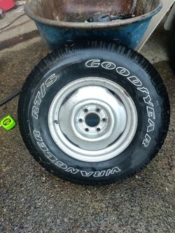 Goodyear wrangler rts only 1) 235/75/15