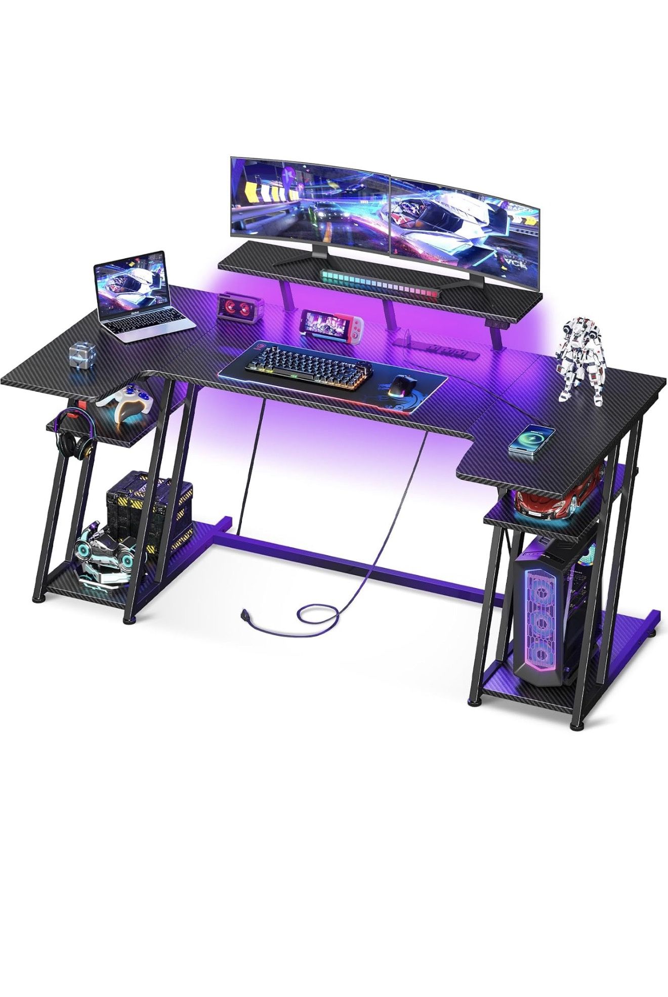 MOTPK U Shaped Gaming Desk