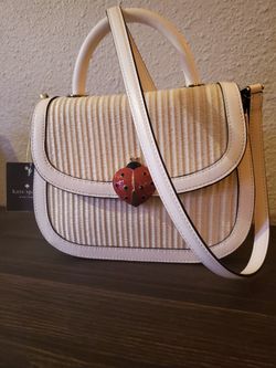 Puffy Dottie Ladybug Lock Top Purse