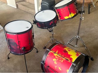 SJC Josh Dun “ Inferno” 4- piece drum set for Sale