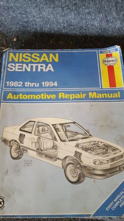Nissan Sentra 1982-1994 repair manual make a offer
