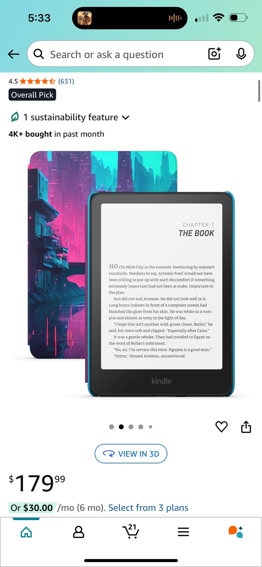 Kindle Paperwhite 16GB
