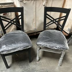 2 Metal Chairs
