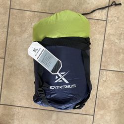 Extremus Blue Sleeping Bag 65"X26.5" /78" With Head Cover Open Box