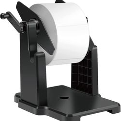 Label Holder, 2 in 1 Fan-Fold Stack Paper Thermal Label Holder for Rolls and Fanfold Labels, Shipping Label Holder for Desktop Label Printer Accessory
