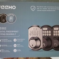 Teeho Digital Fingerprint Keypad Deadbolt