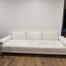 Camden 101 White Cb2 Couch