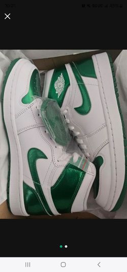 Nike Air Jordan 1 High Spikeless Golf Shoes Pine Green