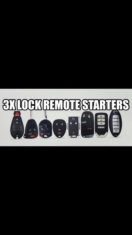 3x lock Remote start