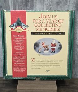 **NEW IN BOX 1996 HALLMARK KEEPSAKE ORNAMENT Membership Kit **