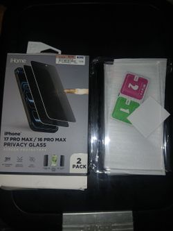 iHome iPhone 17/16 Pro Max Privacy Glass Screen Protector