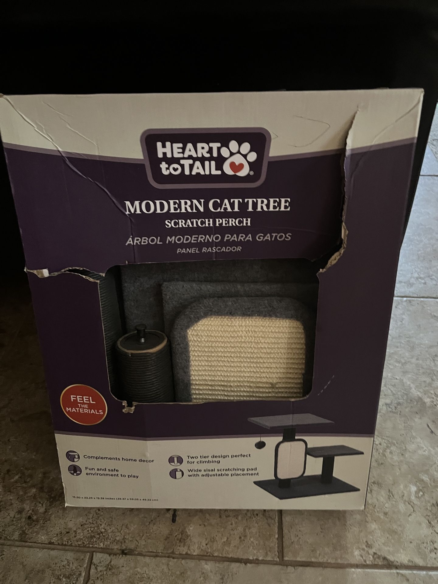 CAT TREE SCATCH BOARD
