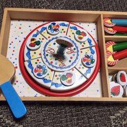 Melissa & Doug Wooden Birthday Cake 