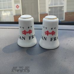 Vintage San Francisco Salt And Pepper Shakers