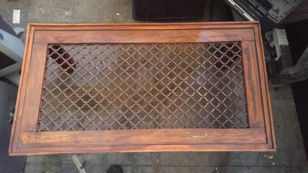 New wooden metal coffee table we also have side table