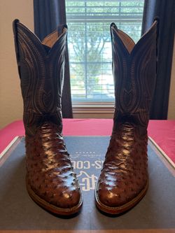 Texas Country Ostrich boots 9D