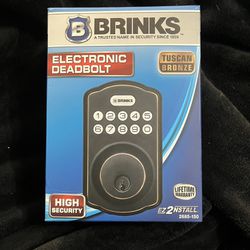 Brinks Electronic Deadbolt