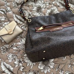 Used Michael Kors Wallet , And Like New Calvin Klein Purse