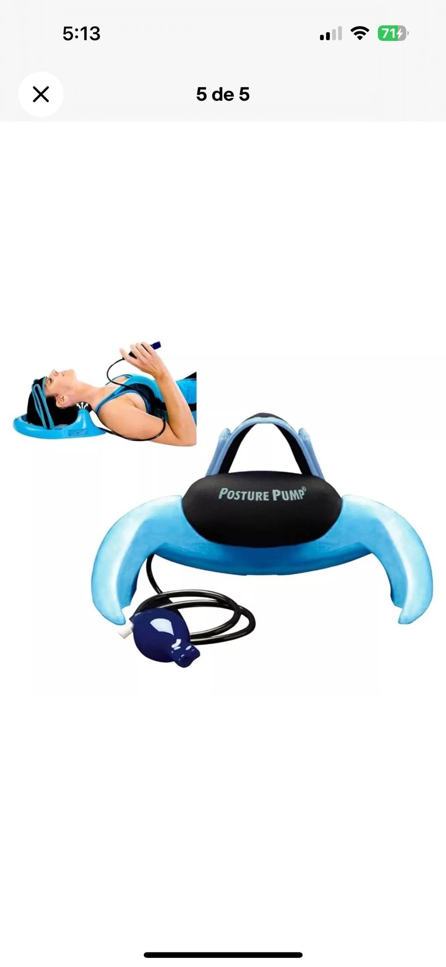Neck Pump Posture Pump/  Cervical Spine Moisturizing Pump For Neck Exercise