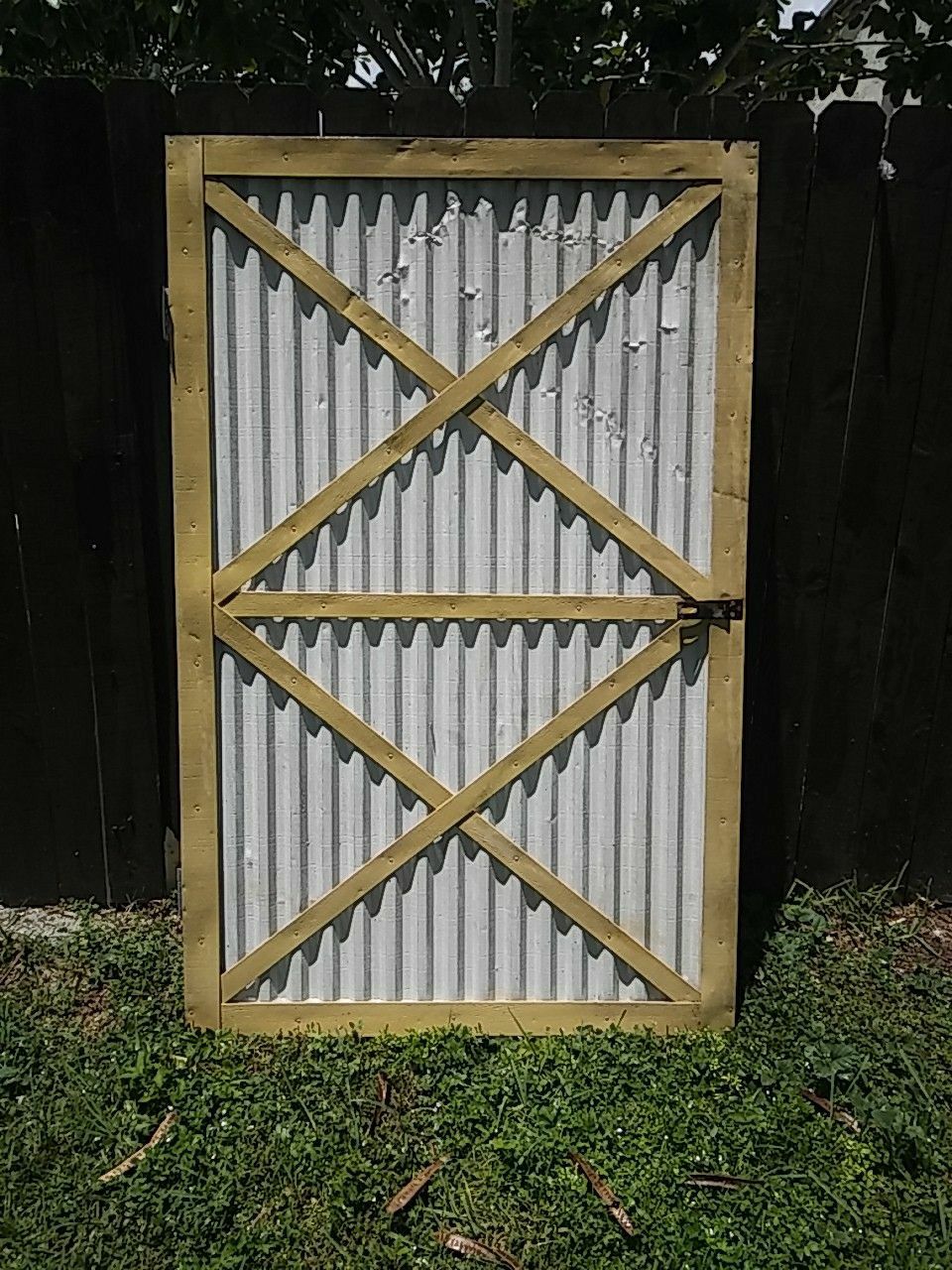 Aluminum shed door