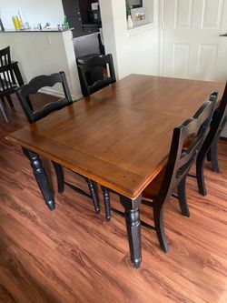 High quality wood table and chairs
