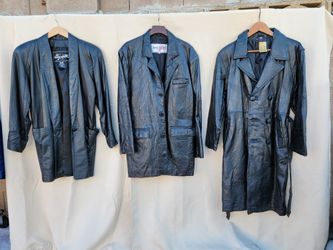 vintage leather coats , see post for prices and descriptions