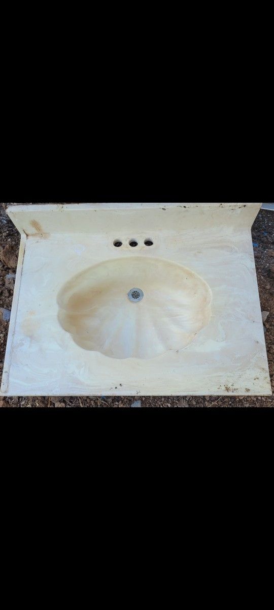 BATHROOM SINK,Seashell