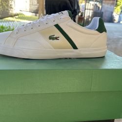 Lacoste Sport Shoes White/Green Size 11