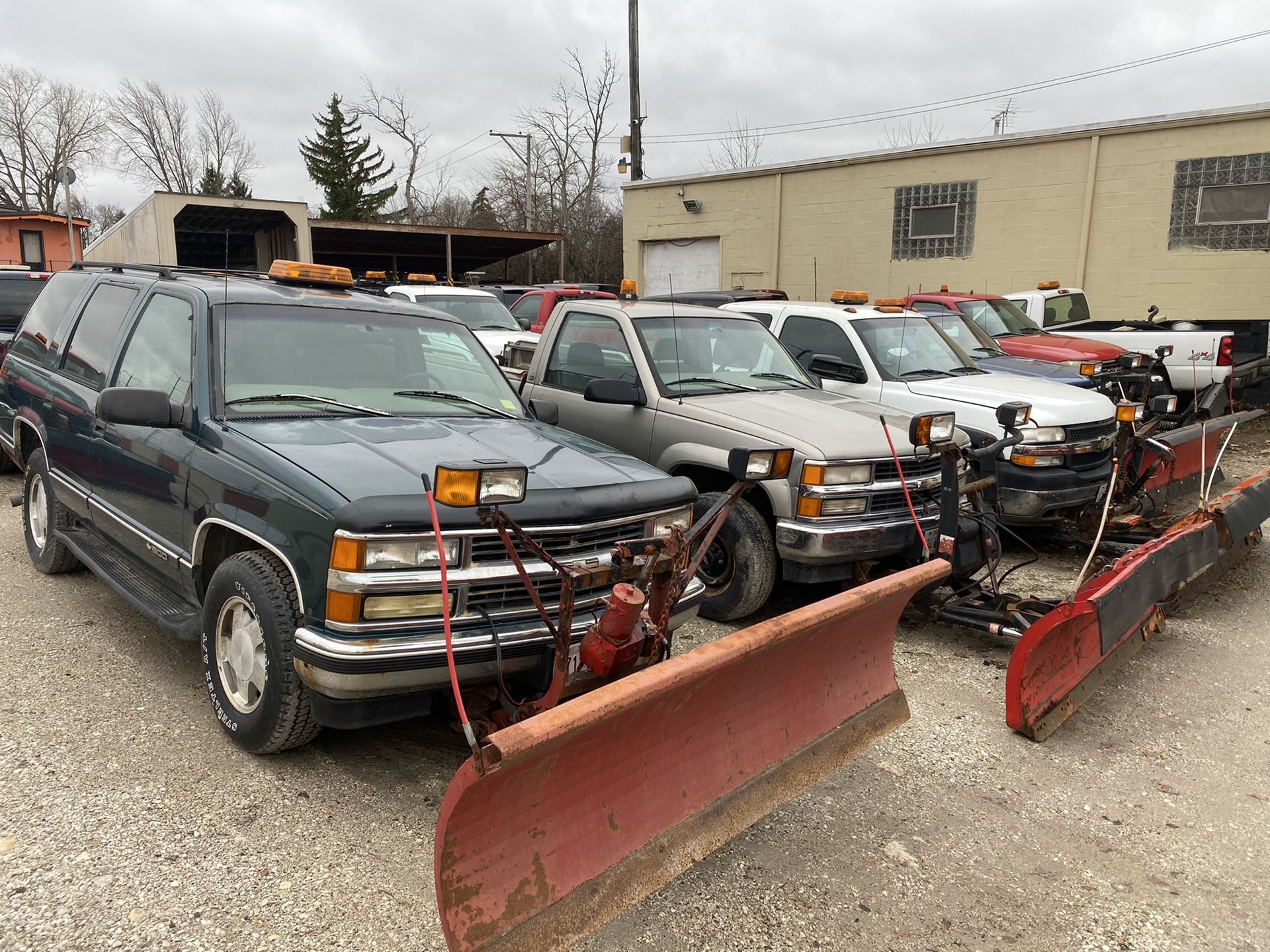Snow plow trucks for sale, 3 left. All are 9701 Chevys with Western