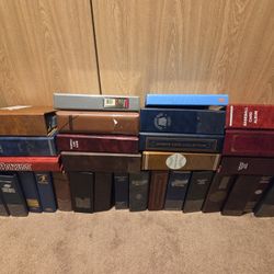 Binders For Sports Cards And Hundreds Of Used Pages