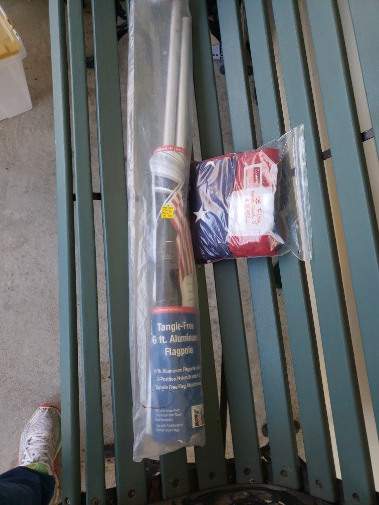 Flag And House Flag Pole