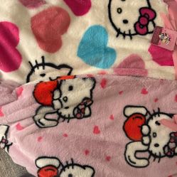 Hello Kitty Valentines Blankets 