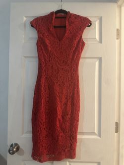 Red Lace Dress