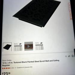 6x12 Wall Scroll Vent 9 Pack 