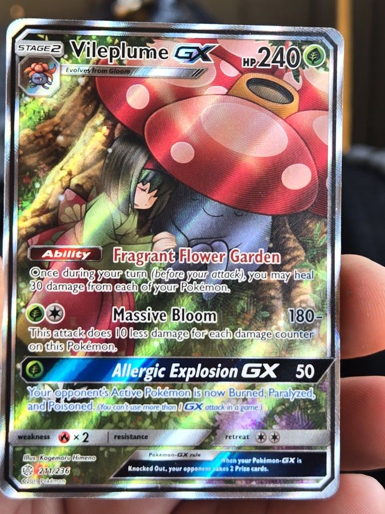 Vileplume Gx Pokémon Card