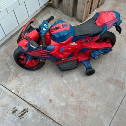 Spider Man Kids Motorcycle 