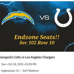 Chargers VS Colts (SEC 102) ENDZONE