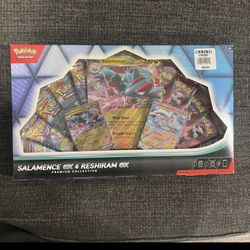 Salamance Ex & Reshiram Ex Premium Collection Box
