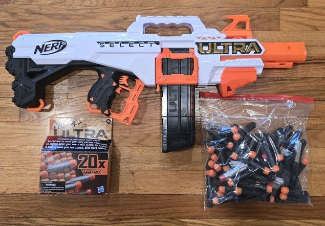 Nerf Ultra Select Gun Rifle Fully Motorized Electronic Dart Blaster