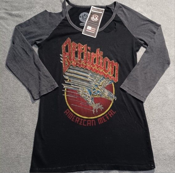 Affliction Women's Size Small Shirt New With Tags Eagle