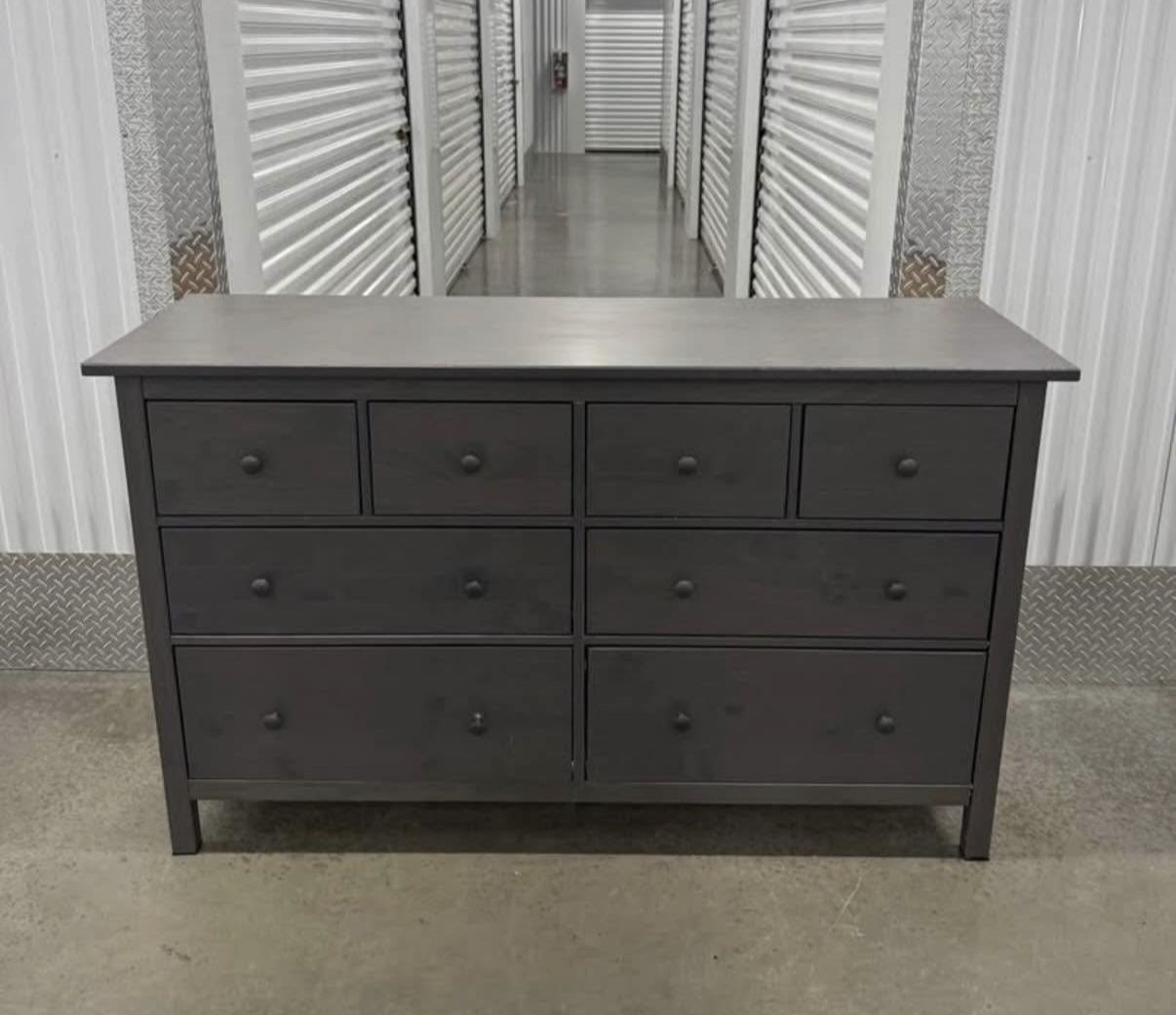 grey dresser ikea IKEA HAUGA 6-drawer dresser, gray, 54 3/8x18 1/8x33 1/8